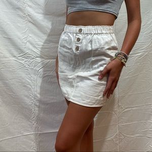 Boutique white skirt